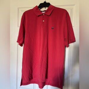 Brooks Brothers Performance Short Sleeve Polo Shirt Men's L Red